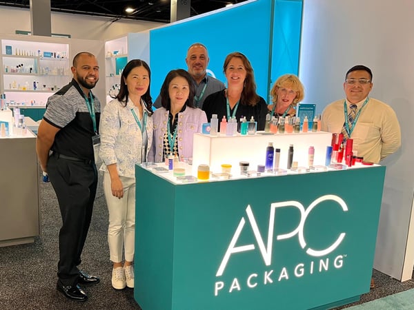 APC Packaging's team at Cosmoprof Miami